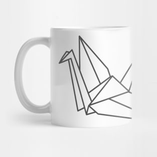 Paper Cranes Blue Mug